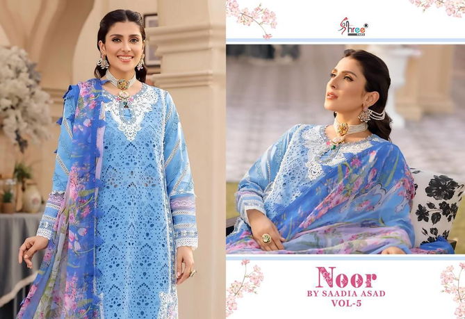 Noor By Saadia Asad Vol 5 By Shree Pakistani Salwar Suits Catalog